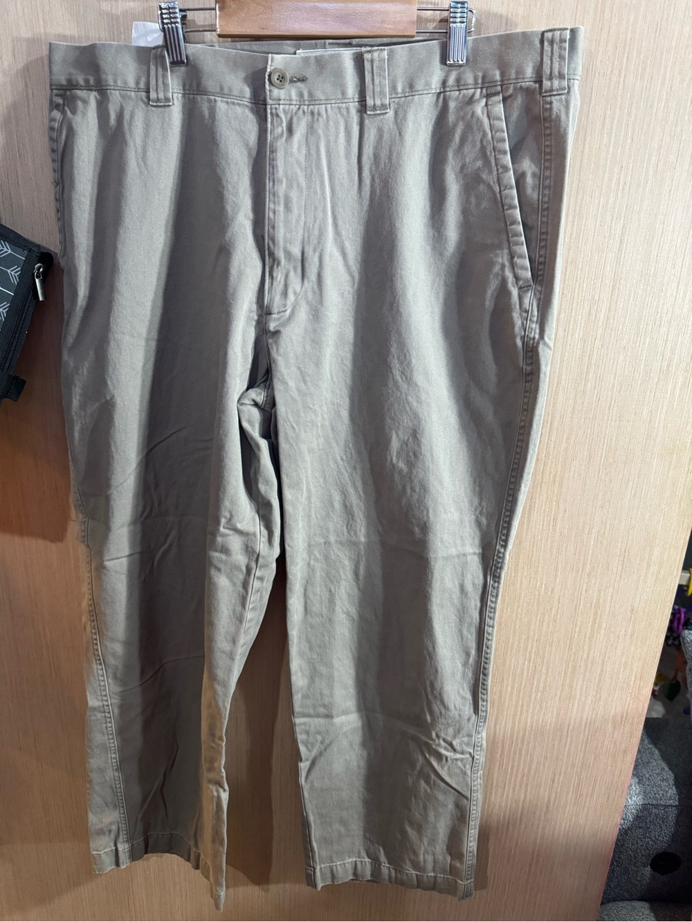 Perry Ellis Cotton Men's Light Tan Chino Pants Size 38